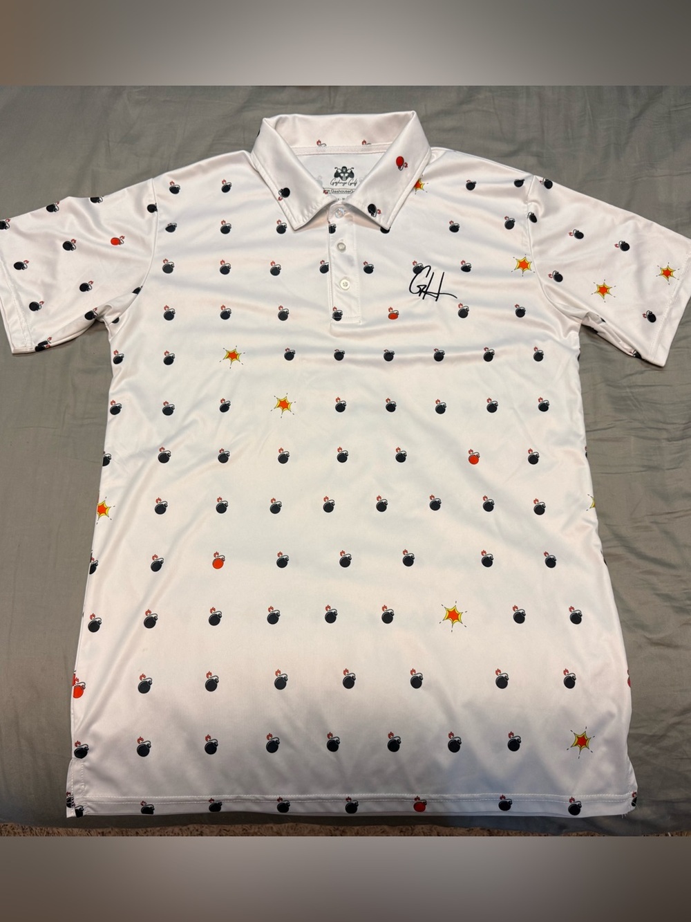 Men's Gashouse Golf Bombs Away Polo